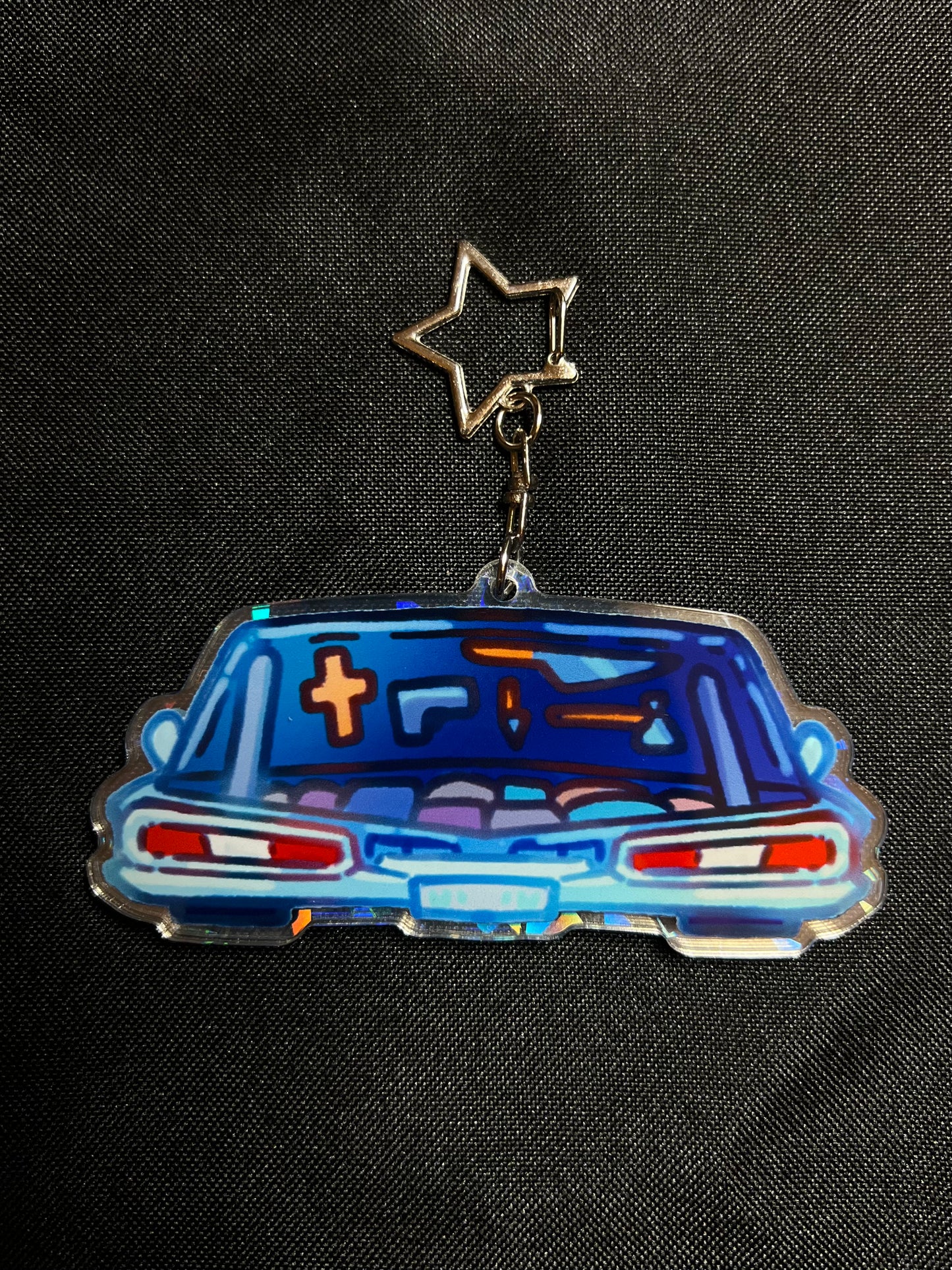 Supernatural Impala Shaker Keychain