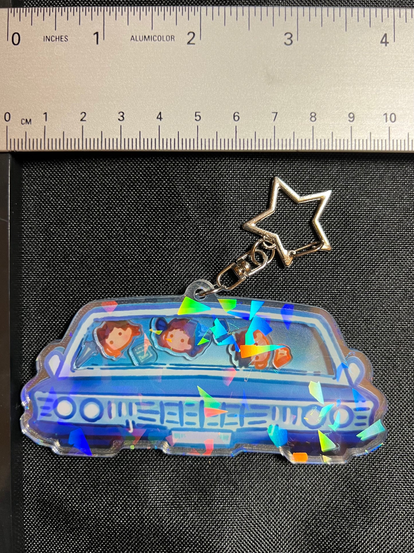 Supernatural Impala Shaker Keychain