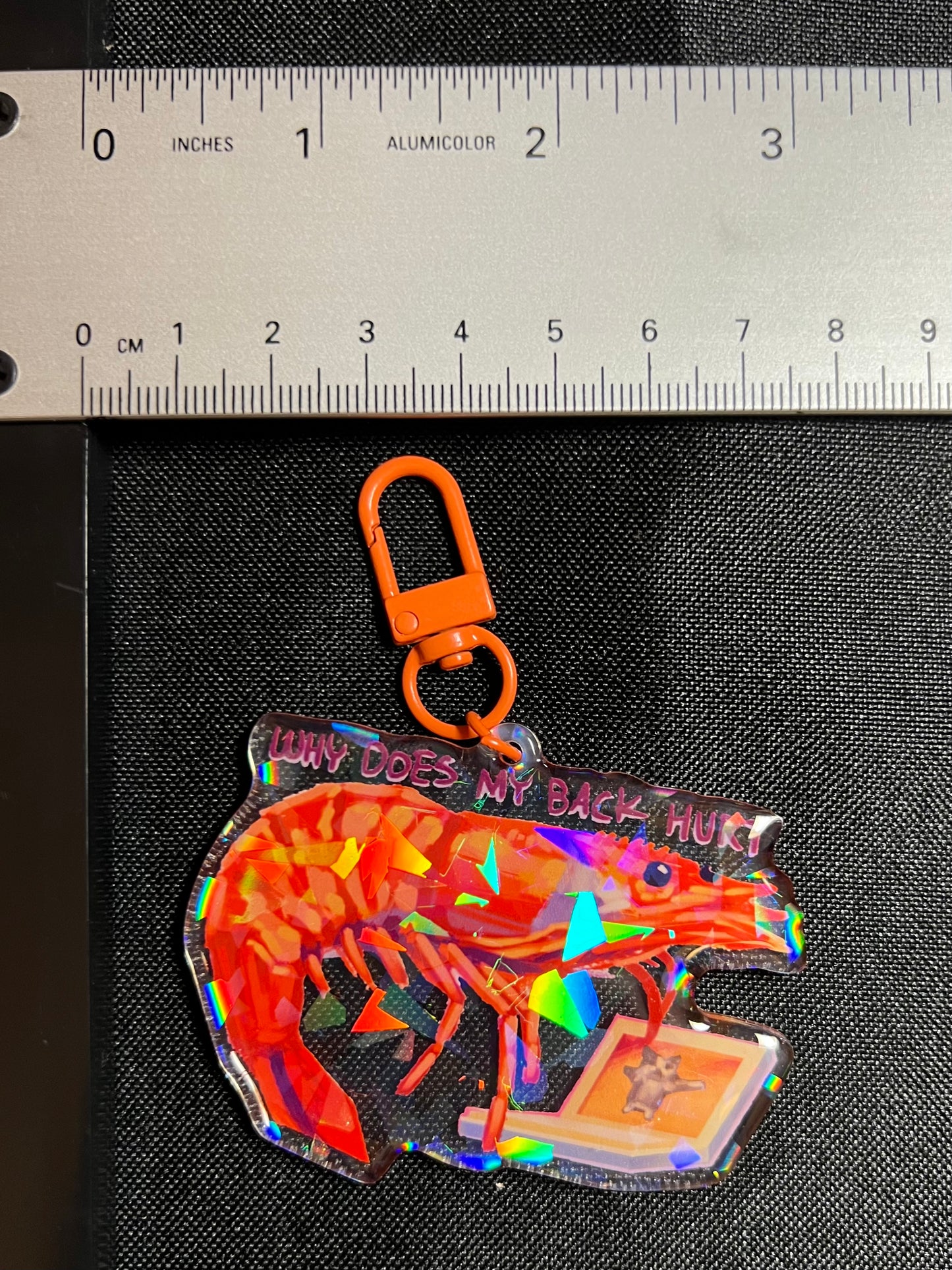 Shrimp Posture Keychain