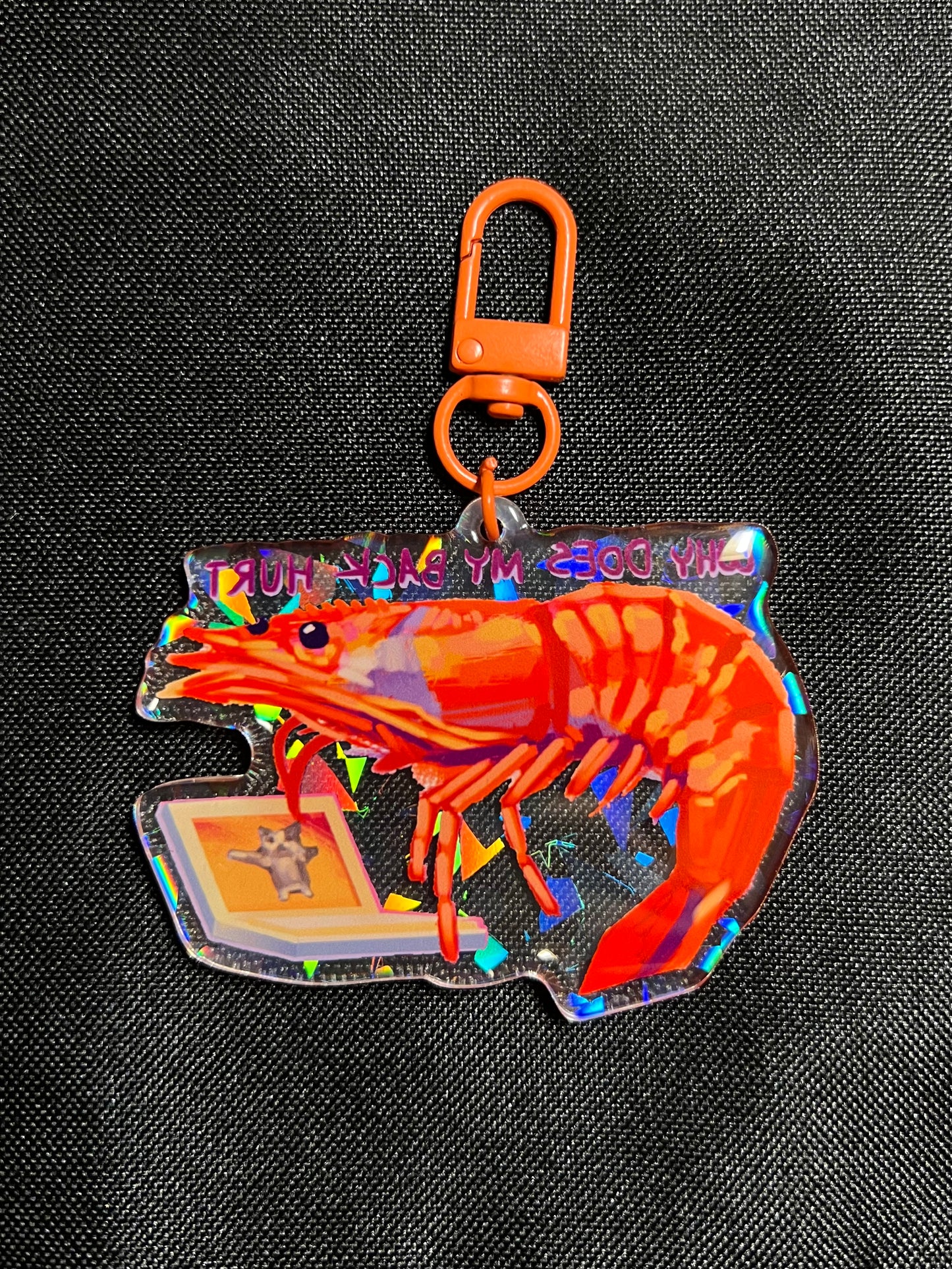 Shrimp Posture Keychain