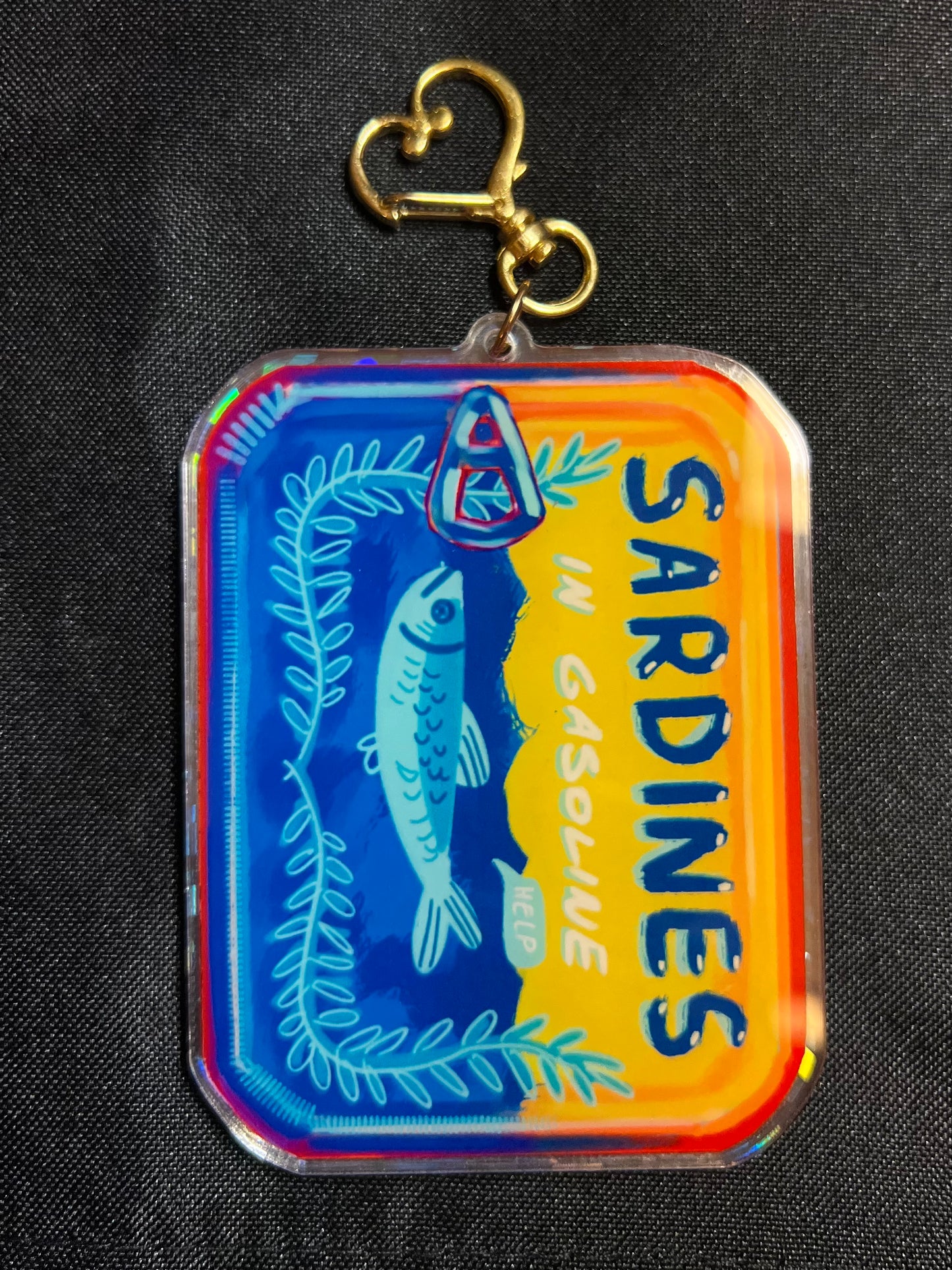 Sardines Shaker Keychain
