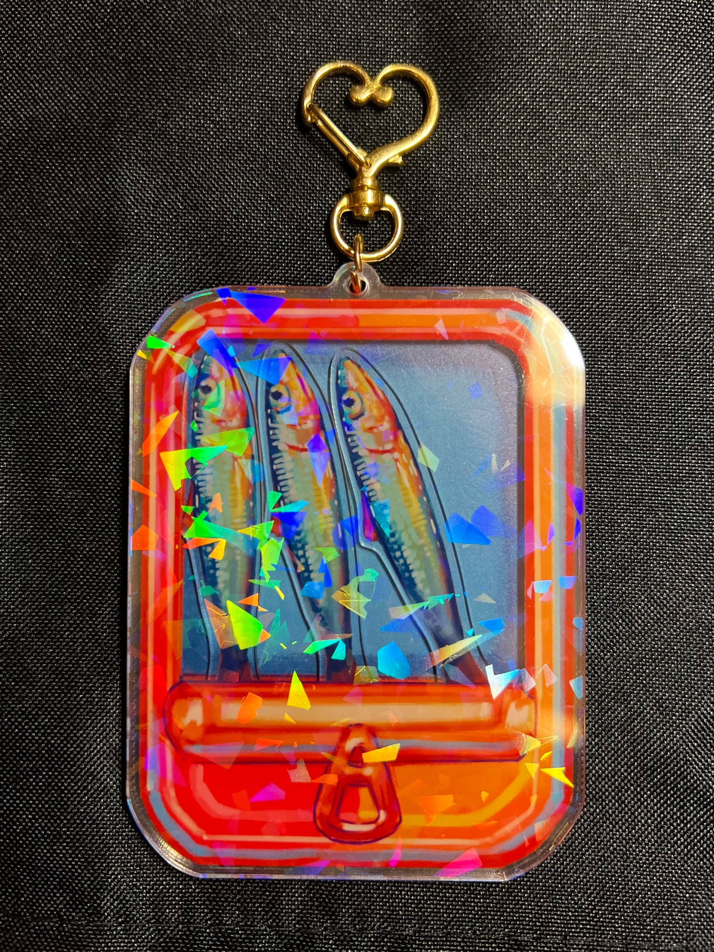 Sardines Shaker Keychain