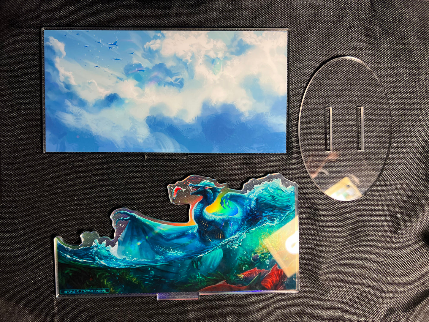 Water Dragon Acrylic Stand