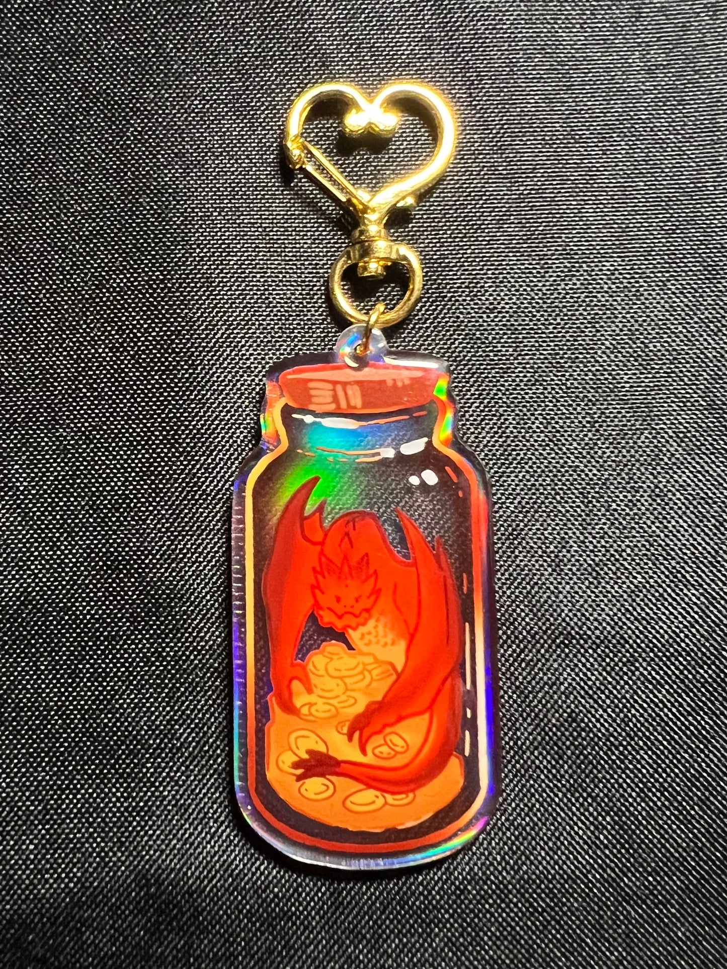 Smaug Dragon Keychain