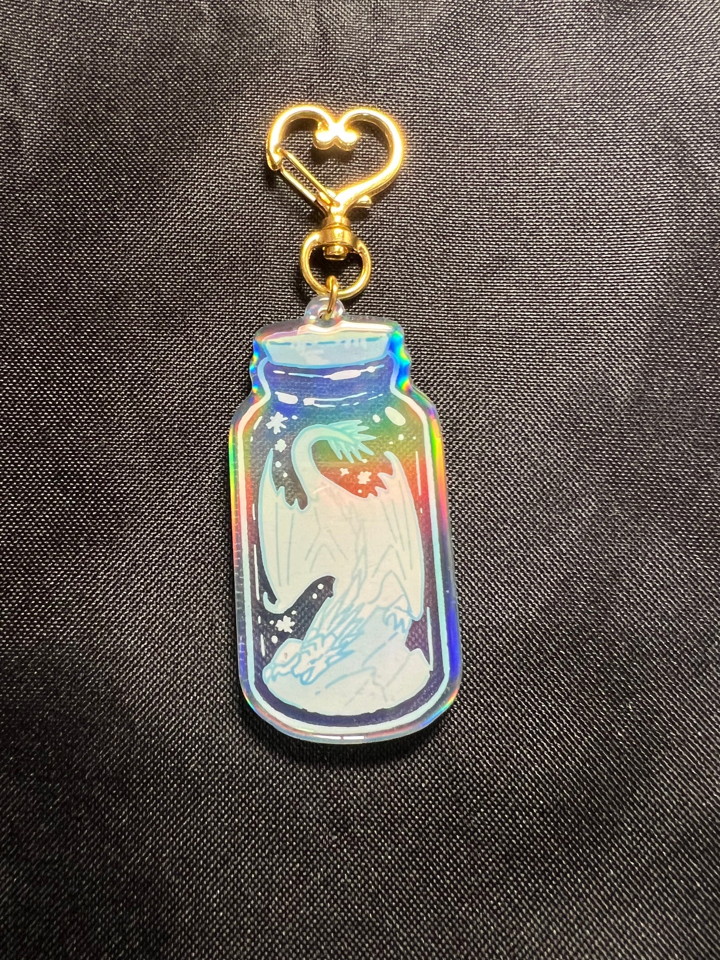 Ice Dragon Keychain
