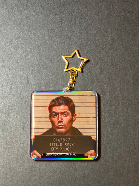 Dean Mugshot Keychain