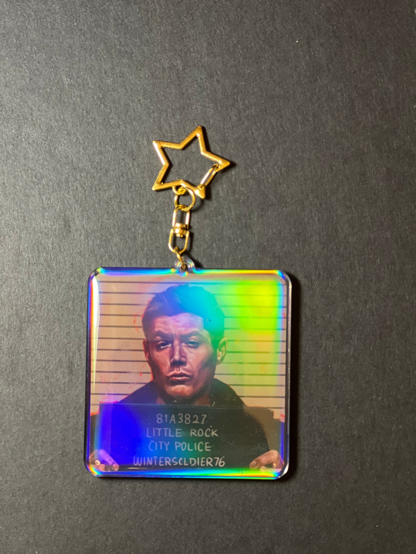 Dean Mugshot Keychain
