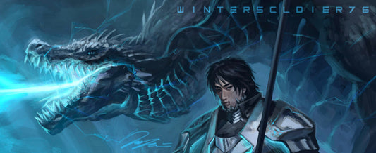 Ice Dragon Print