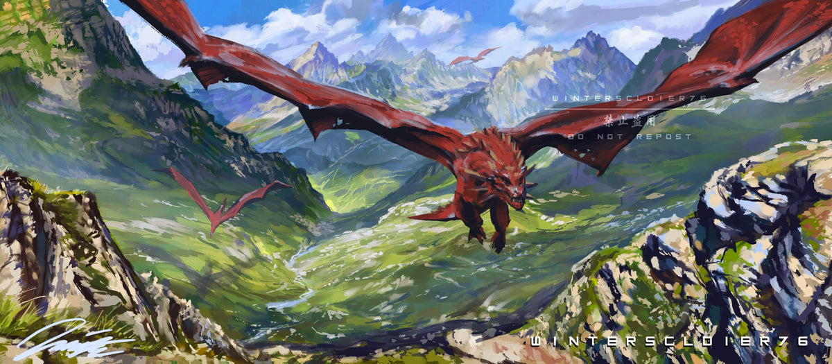 Red Dragon Print