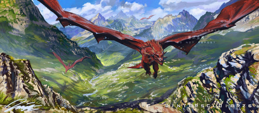 Red Dragon Print