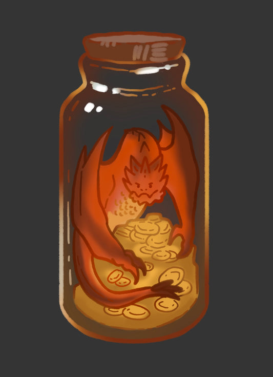 Smaug Dragon Keychain