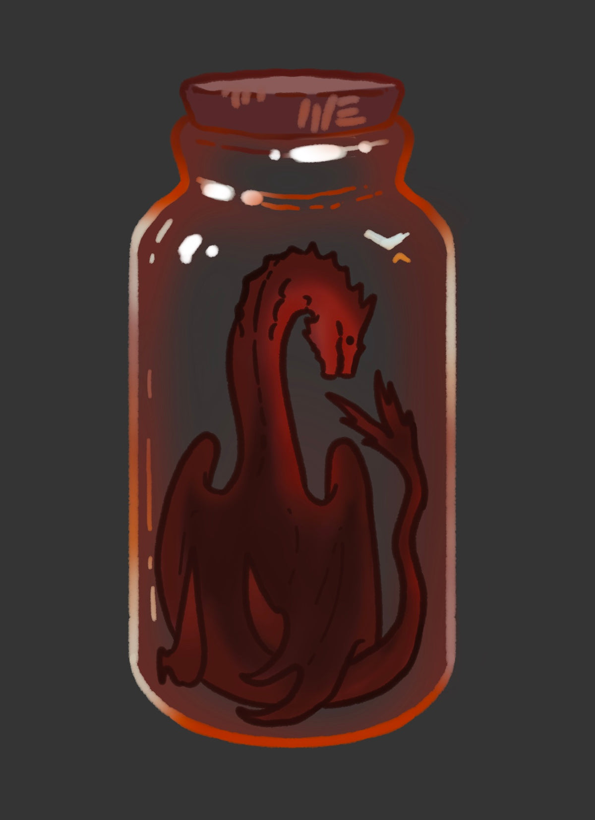 Caraxes Dragon Keychain