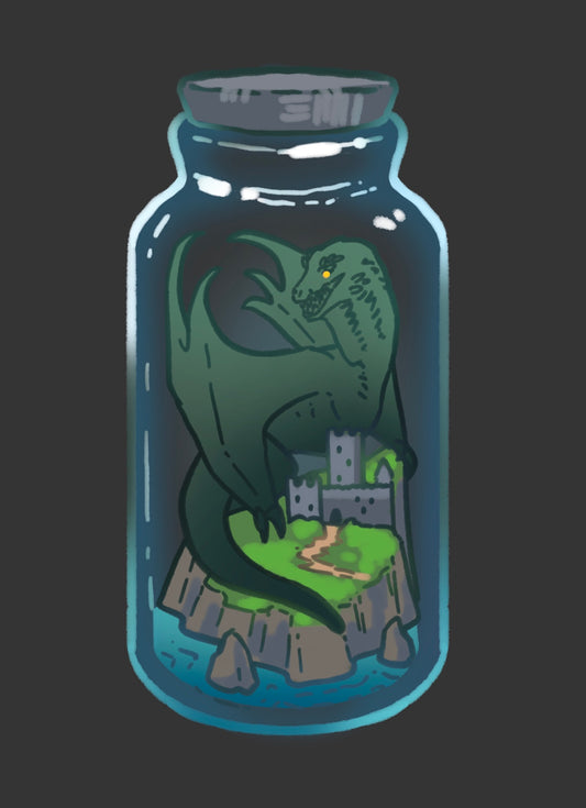 Vhagar Dragon Keychain