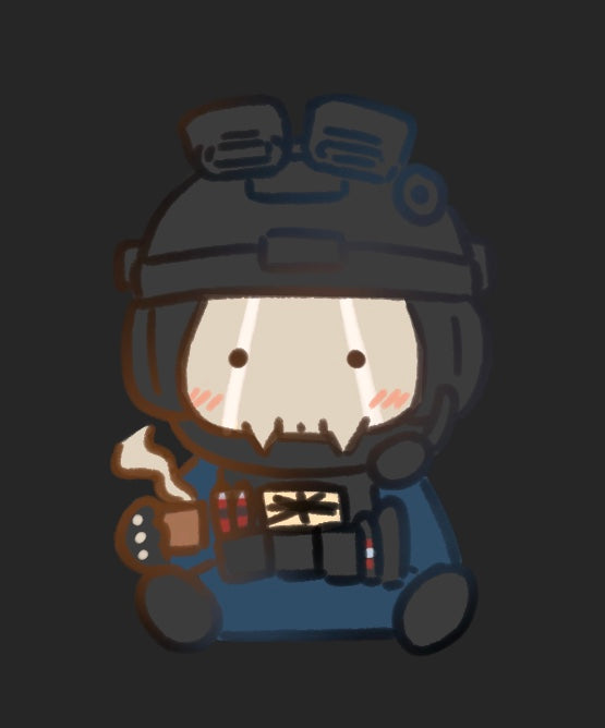 Mini Ghost MW Keychain