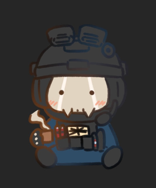 Mini Ghost MW Keychain