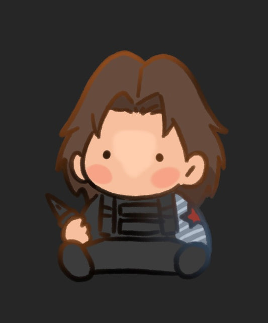 Mini Winter Soldier Keychain