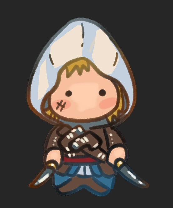 Mini Edward Kenway Keychain