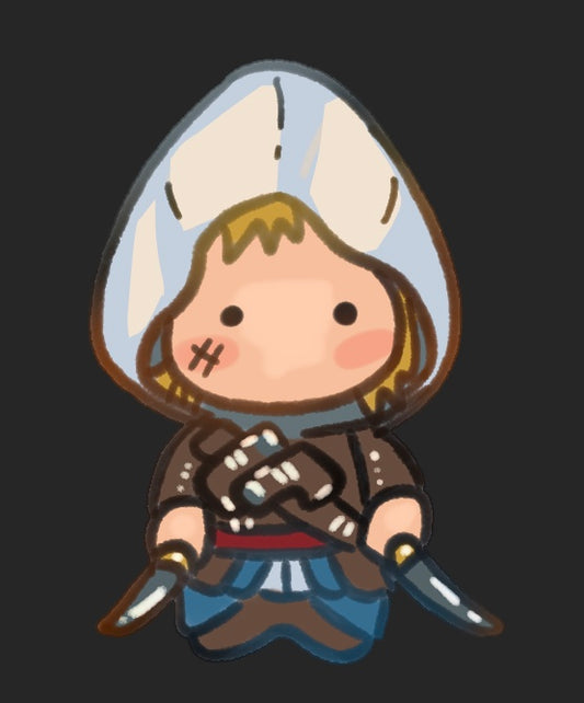 Mini Edward Kenway Keychain