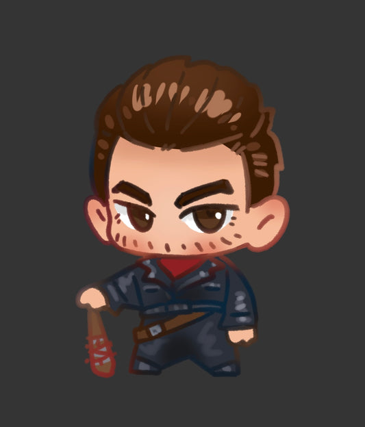 Negan Smith Walking Dead Keychain