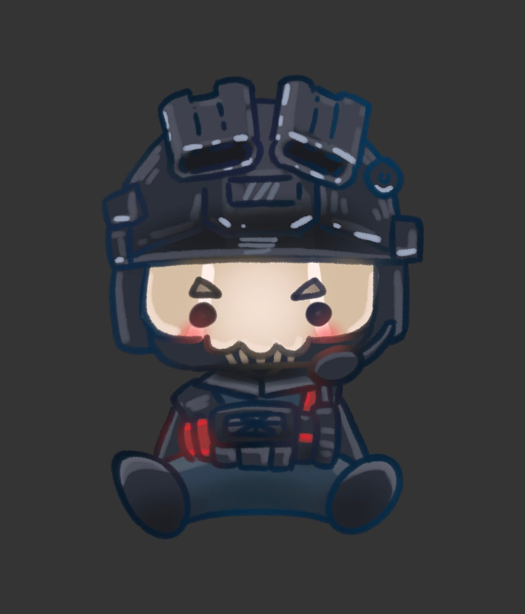 Ghost MW Keychain