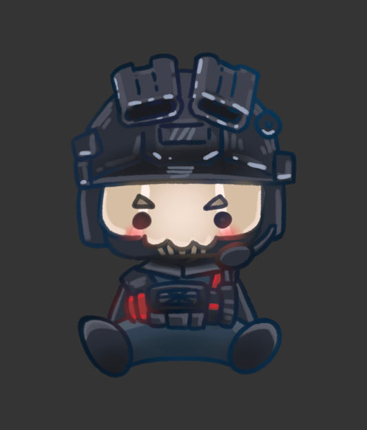 Ghost MW Keychain