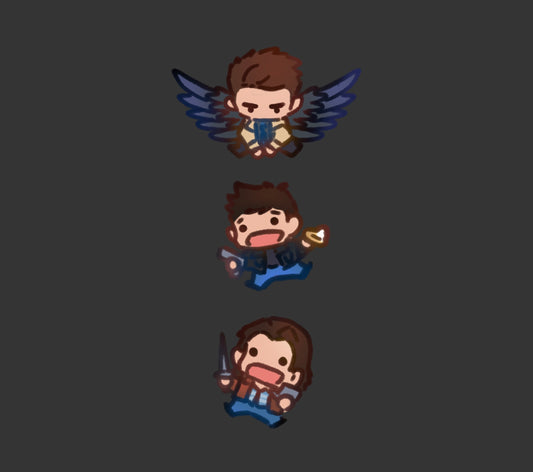 Supernatural Dangle Keychain