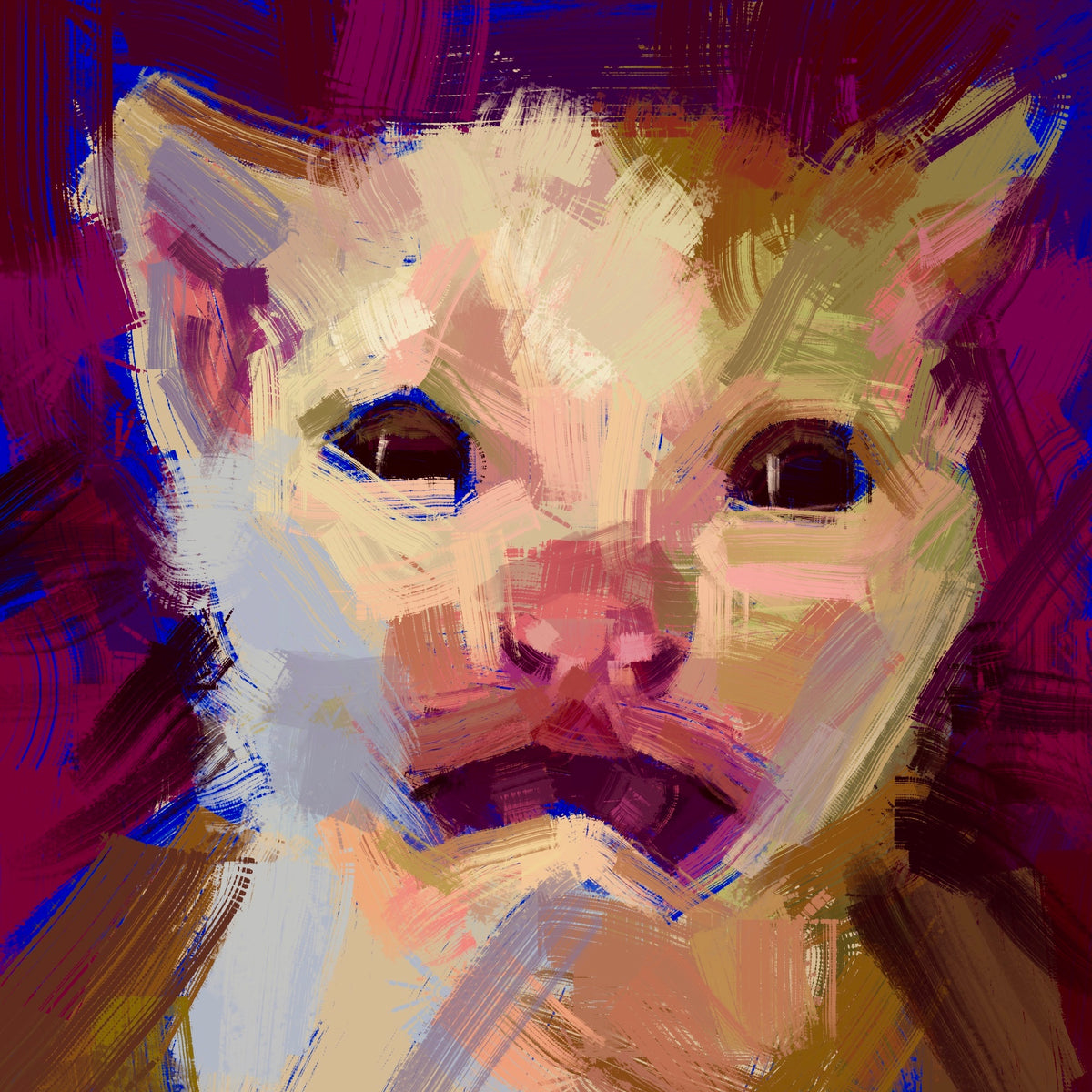 AHHH Cat Print