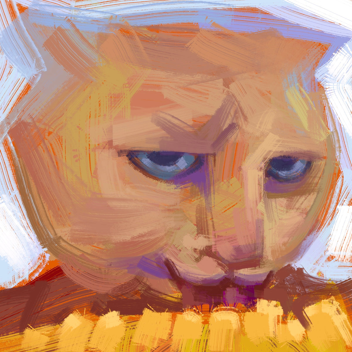 Mr Fresh Cat Print